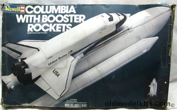 Revell 1/144 Space Shuttle Columbia (or Kittyhawk) with Boosters and Mobile Launch Pad, 4716 plastic model kit